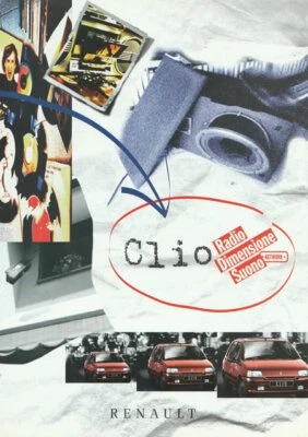 BROCHURE RENAULT Clio Radio Dimensione Suono - Serie Speciale - 1995 - Italian - Immagine 1 di 3
