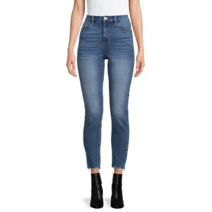 No Boundaries Damen Junior Super High Rise Cozy Curvy Denim Jeggings Jeans NEU - Bild 1 von 11