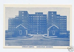 Cartolina Veterans Hospital di Minneapolis, Minnesota - Foto 1 di 2