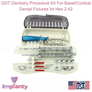GDT Kit Procedure Odontoiatriche per Apparecchi Odontoiatrici Basali/Corticali Int Hex 2.42 - Foto 1 di 4