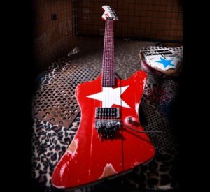 [ AVAILABLE NOW ] AXN Guitars SuperStar M3 w/ Purple Flame Maple Neck Guitar - Picture 1 of 11