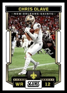 2023 Score Football Chris Olave New Orleans Saints #54 - Imagen 1 de 2