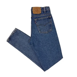 Vintage Levi's 512 Jeans Slim Tapered Fit Blue 29W 32L Made in USA Denim - Picture 1 of 10