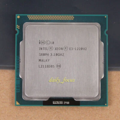 Intel Xeon E3-1220 V2 SR0PH 3.1 GHz CM8063701160503 CPU Processor LGA 1155 5GT/s - Image 1 of 2