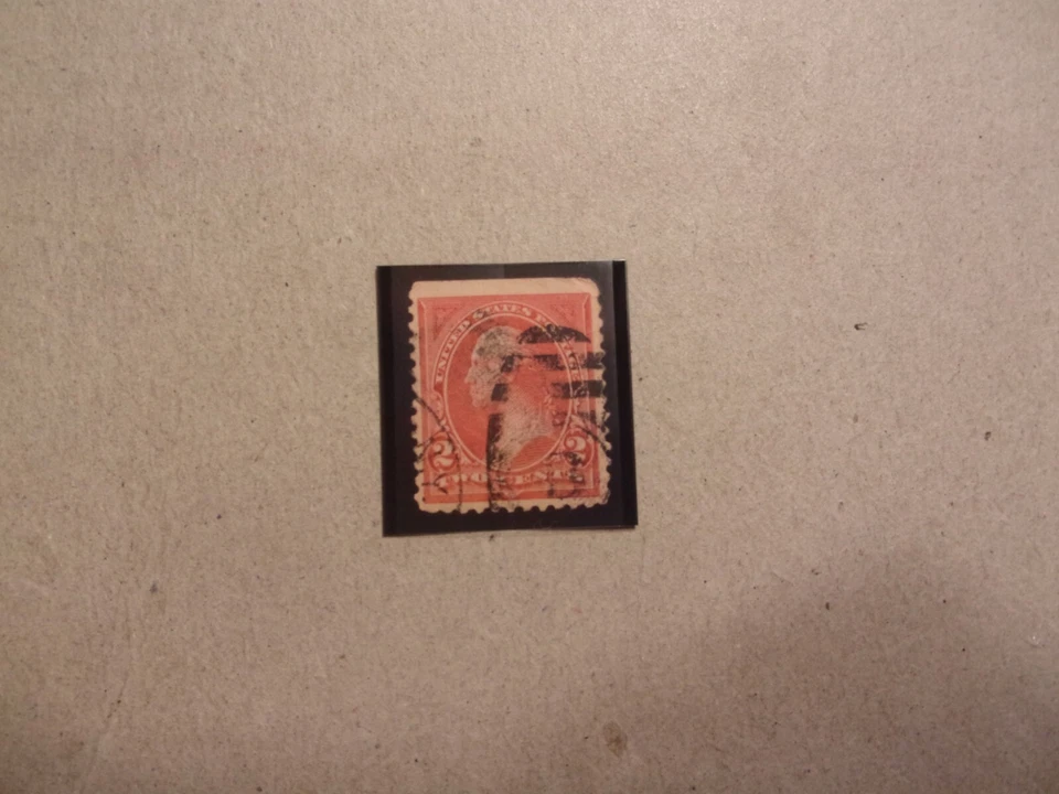USA Used, 1895 Issue, 2 Cent Washington, Carmine, Type 1 - Image 1 of 1