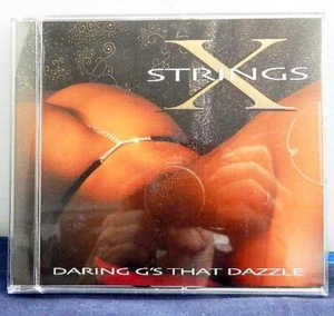 Sexy Ladies G-String -X STRINGS - Black w Rhinestones -NIB - Picture 1 of 2