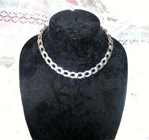 VINTaGE * SIGNED BARTEK* SILVER CIRCULAR NECKLACE EXCELLENT CONDITION - Picture 1 of 3