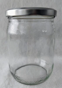 6 Sturzgläser / Marmelade Einmachgläser m. Schraubverschluß 450ml wie neu - Bild 1 von 5