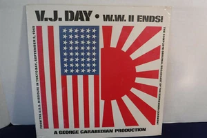 V.J. Day - W.W. II Ends!, Mark56 Records 716,SEALED Original Broadcast Surrender - Imagen 1 de 2