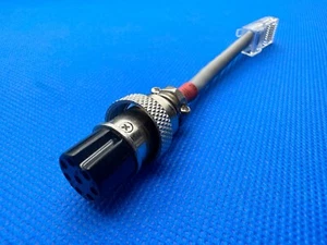 CAT5 RJ45 to 8-Pin Adapter For Kenwood Icom Yaesu Ham MC-60 Radio Microphone - Picture 1 of 3