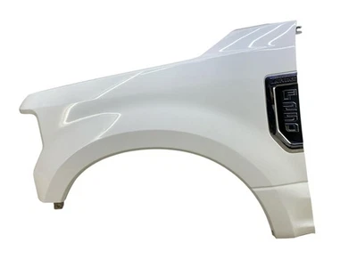 2020-2022 FORD F250 LARIAT LH FRONT LEFT FENDER STAR WHITE W/O WHEEL LIP MOLDING - Image 1 of 4