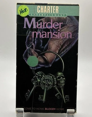 The Murder Mansion (VHS, 1993) HiFi Mono 1986 Embassy Pictures Horror - Image 1 of 4