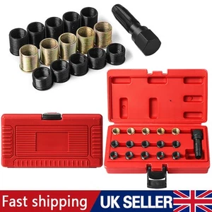 Spark Plug Rethread Kit Reamer Tap Thread Repair Cylinder Head Helicoil M14*1.25 - Picture 1 of 8