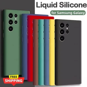 Case For Samsung Galaxy S25 S24 S22 S23 FE Ultra Plus Shockproof Silicone Cover - Picture 1 of 15
