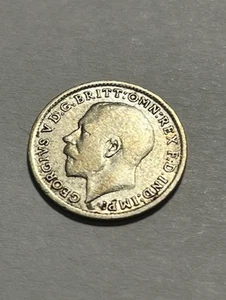 1921 Great Britain 3 Pence/Silver/VF #14643 - Picture 1 of 2