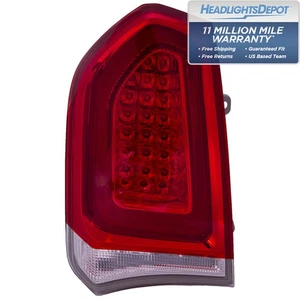 Tail Light Chrome Left Driver Fits 2015-2023 Chrysler 300 Sedan 4Dr - Picture 1 of 7