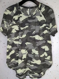 Lululemon UVP Camouflage Run Kurzarmshirt Größe 8 - Bild 1 von 8