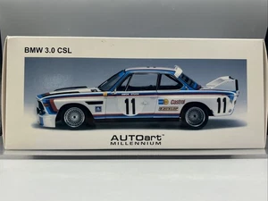 1/18 AUTOart Millennium 1973 BMW 3.0 SPA 11 Amon bloccato 87347; - Foto 1 di 17