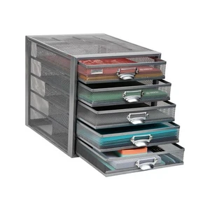 File Storage Drawers, Desk Organizer, Multi-Purpose, Crafts, Office, Metal Me... - Picture 1 of 7