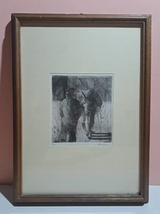 Stampa Litografica con Cornice Legno, di A. Tamburro, N. Progr. 1/40, 33x44cm - Foto 1 di 7