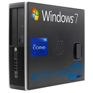 HP 8200 SFF i5 8GB 240GB WINDOWS 7 PRO COMPUTER FISSO DESKTOP RS232 COM DVD-RW - Imagen 1 de 5