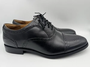 Florsheim Rucci Cap Toe Balmoral Oxford schwarz elegante Schuhe Herren Größe 13 W - Bild 1 von 10