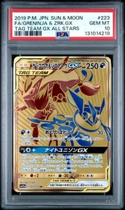 PSA 10 GRENINJA & ZOROARK GX 223/173 SM12A TAG TEAM ALL STARS JAPANESE POKEMON - Bild 1 von 2