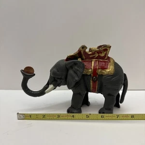 Elefante Vintage Ghisa Meccanico Banco Riproduzione Anni '60-70 FUNZIONANTE - Foto 1 di 9