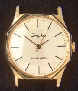 Louifrei Octagonal Case Men's Hand-Wind Vintage Watch -- Running - Picture 1 of 3