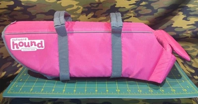 Outward Hound Dog Safety Swim Vest Size Medium Pet/Dog Life Jacket Pink CLEAN - Image 1 of 4