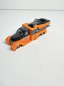 MAISTO DESIGN ELITE TRANSPORT MISSILE TOW FLATBED / 1950 MERCURY ORANGE/BLACK - Picture 1 of 15