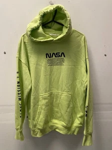Rare H&M NASA Lime Green Hoodie Size L space science collab - Bild 1 von 5