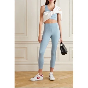 Girlfriend collective High Rise Compressive Fit Baby Blue Leggings Extra Small - Picture 1 of 7
