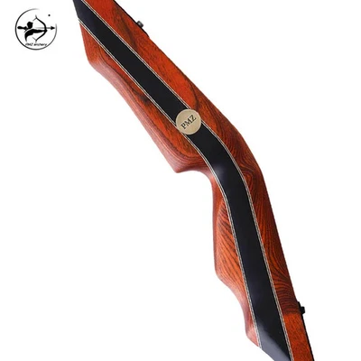 Tradtional Longbow Set 60" Recurve Bow Set Hunting Bow for Competition 25-50lbs - Image 1 of 4