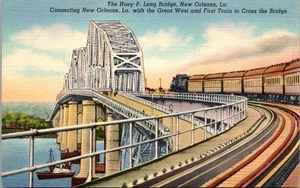 The Huey P Long Bridge New Orleans La Connecting New Orleans La With The... - Picture 1 of 4