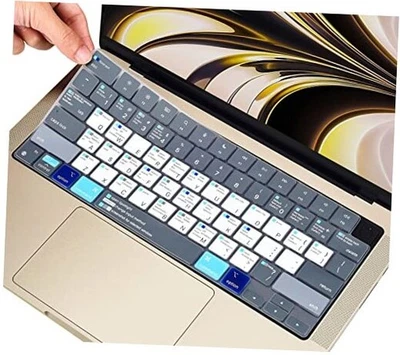 MacBook Shortcut 2022-2025 MacBook Air 15/13,6 pulgadas M4-M2 chip gris y azul Foto 1 de 4