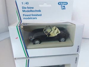Schabak BMW Z1 Cabriolet In Black 1:43 In Box - Picture 1 of 6