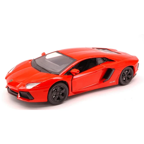 LAMBORGHINI AVENTADOR LP700-4 2011 RED 1:24 New Ray Auto Stradali Modellino Nuov - Immagine 1 di 1