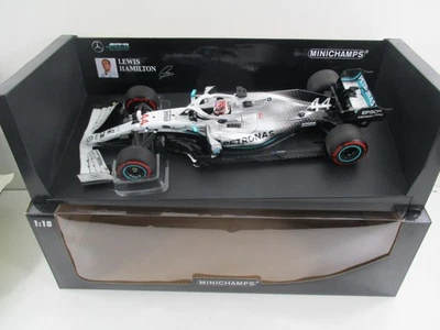 MERCEDES AMG PETRONAS F1 W10 EQ POWER+ #44 L.Hamilton GP 2019 MINICHAMPS  1/18 - Photo 1/4