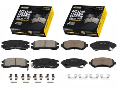 For 02- 2004 Chevrolet Venture Impala Monte Carlo Front & Rear Ceramic Brake Pad - Image 1 of 4