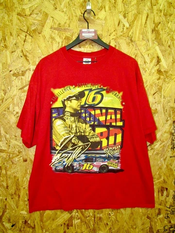 Vintage Delta National Guard Greg Biffle #16 Nascar T Shirt 2XL #1105 Cover