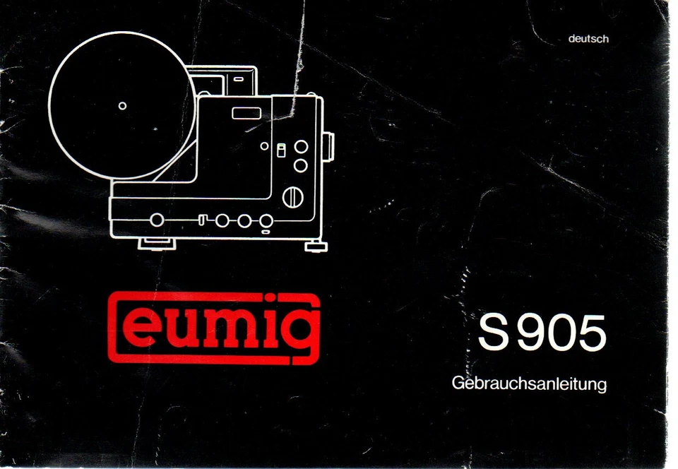 Bedienungsanleitung Manual Filmprojektor Eumig S905 - Bild 1 von 1