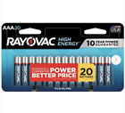 Rayovac High Energy baterie AAA (20-pak), baterie alkaliczne potrójne A