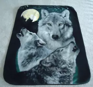 Coperta lupo vintage - Foto 1 di 2