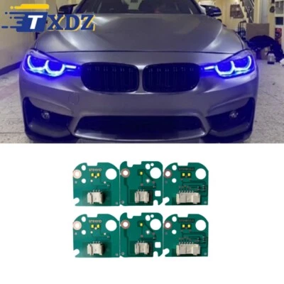 Blue DRL LED Boards For BMW 3 Series F30 320i 330i 340i LED Headlight Angel Eyes - Imagem 1 de 4