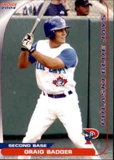 2004 Pulaski Blue Jays Choice #3 Graig Badger New Brunswick New Jersey NJ Card