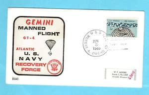 6/3/65 -Recovery ship USS Robert Owens DD-887 - Gemini 4 ( White & McDevitt ) - Picture 1 of 1