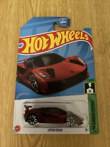 Hot Wheels Lotus Evija Red #84 - 2023 HW Green Speed - Picture 1 of 2