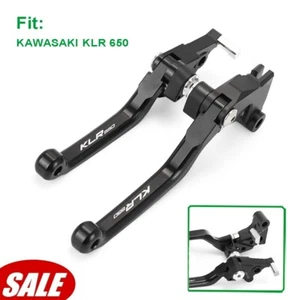 For KAWASAKI KLR 650 2008-2024 Pivot Hand Brake Clutch Levers Handle Control Kit - Picture 1 of 16