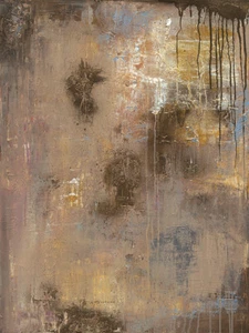 Soozy Barker - Reflejos Dorados - Arte de Pared Estampado en Lona Abstracto - 2 Tamaños - Imagen 1 de 3